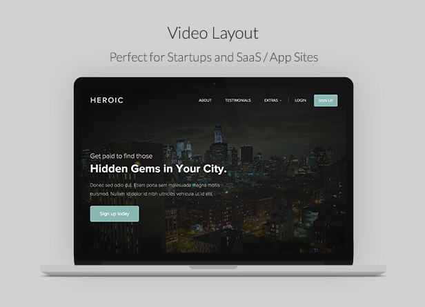 Heroic - Creative + Modern One Page HTML Template - 7
